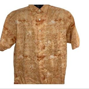 Luau Fine Cotton Lawn Shirt Sz Medium